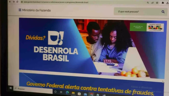Portal do Programa Desenrola (Foto: Nathalia Alcântara/Midiamax)